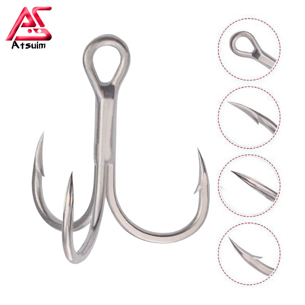 Fishing Hook Assortment - AS 100 Uds anzuelos triples 4X