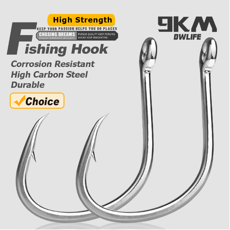 Fishing Hook Offset - Anzuelos de pesca de 9KM, anzuelos