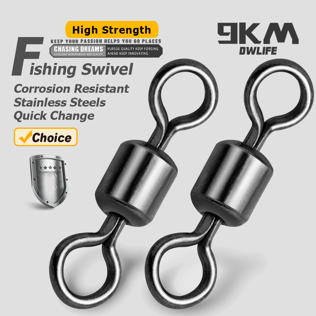 Fishing Hook Offset - Aparejos giratorios de barril rodante para