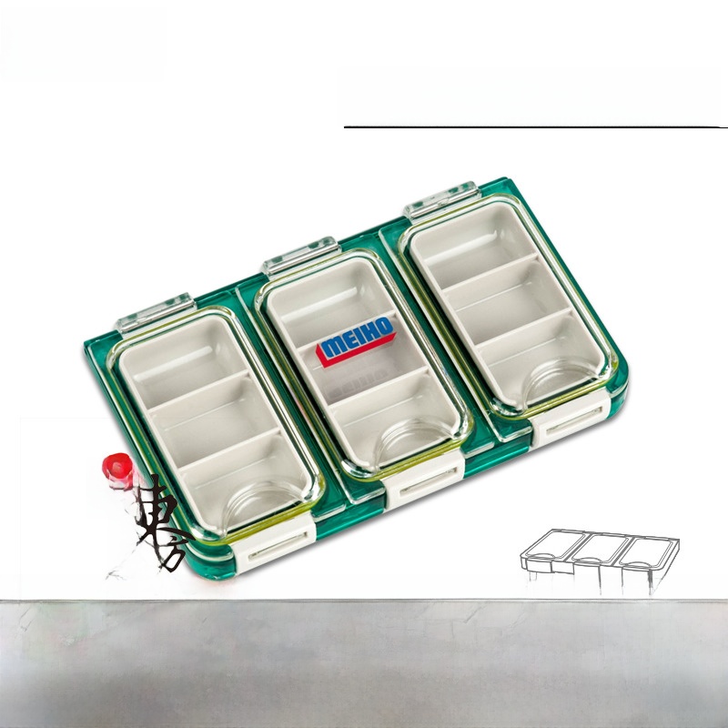 Caja de Pesca Meiho, Caja Pequ - Fishing Hook Box reseña y precio