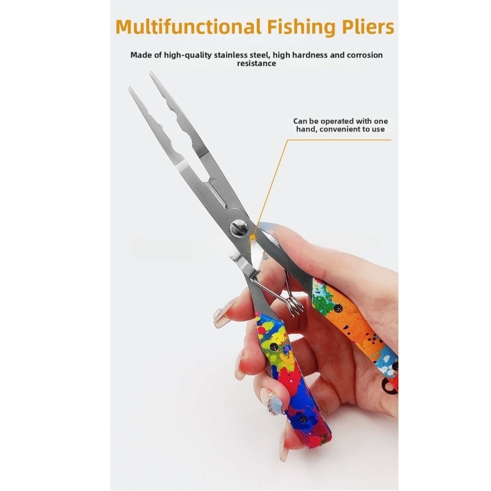 Alicates de pesca de acero 3CR - Fishing Hook Size reseña y precio