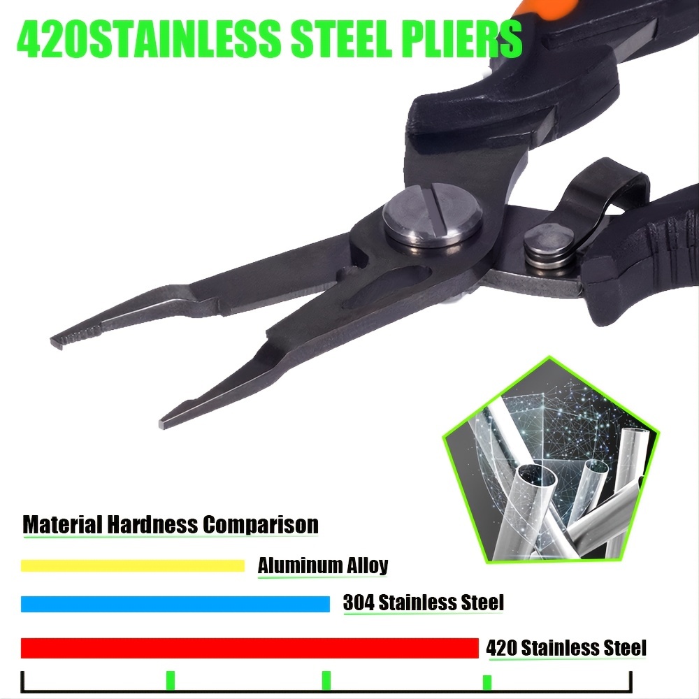 1 unidad de alicates de acero  - Fishing Hook Sharpener reseña y precio