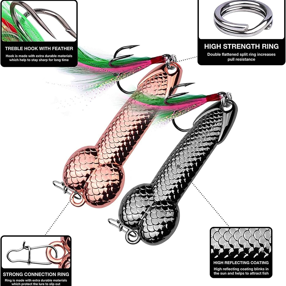 Señuelo de pesca VIB de metal  - Fishing Hook Treble reseña y precio